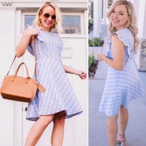 Draper James Collection Linen Embroidered Dress 4